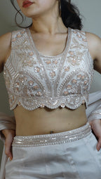 Ivory Ethereal Ready-to-wear Saree